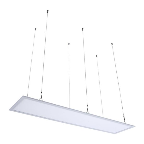 Dentled afgehangen daglicht LED paneel 1200x300 - 5500/5700 Kelvin - 57 Watt