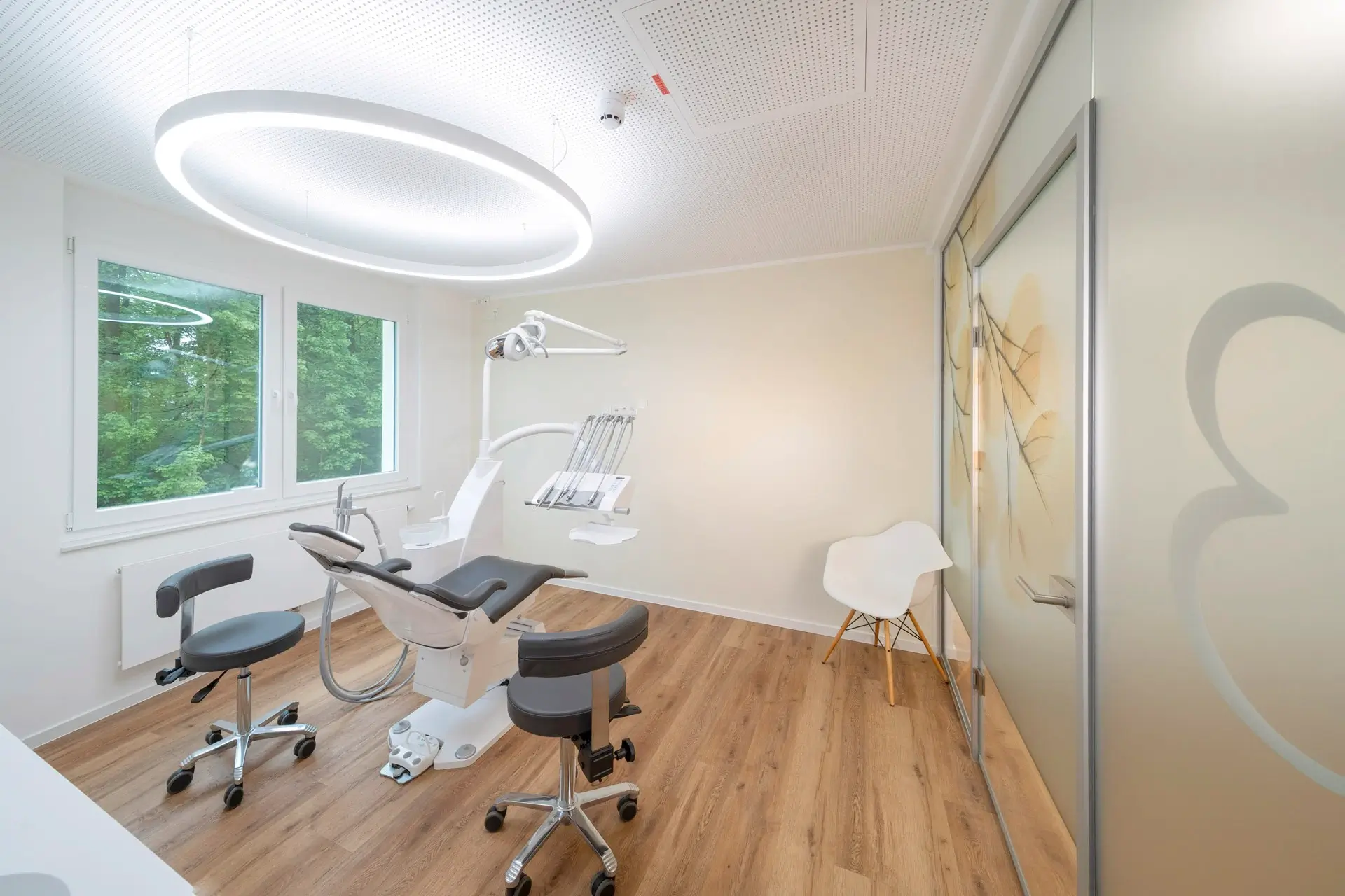 Cirkelvormige Dentled PVR150-armaturen voor tandheelkundige behandelkamers